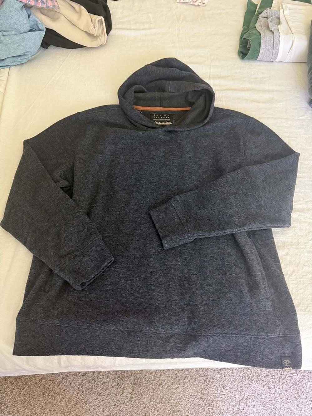 Jachs New York Premium Outdoor Purveyors Men's Textured Knit Pullover Hoodie